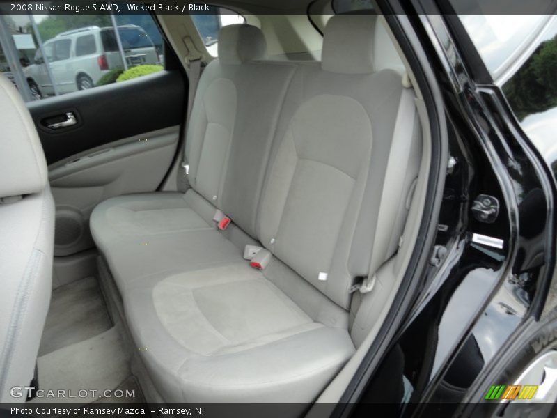Wicked Black / Black 2008 Nissan Rogue S AWD