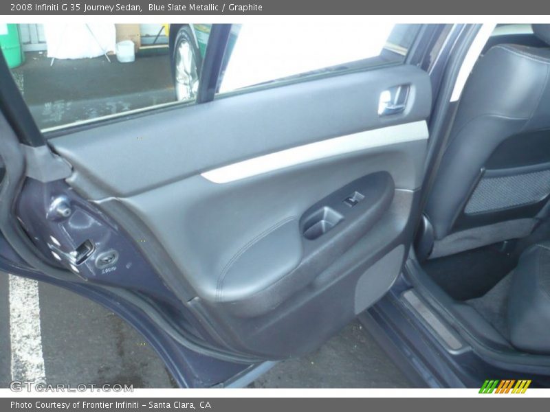 Blue Slate Metallic / Graphite 2008 Infiniti G 35 Journey Sedan