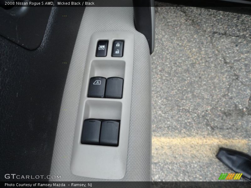 Wicked Black / Black 2008 Nissan Rogue S AWD