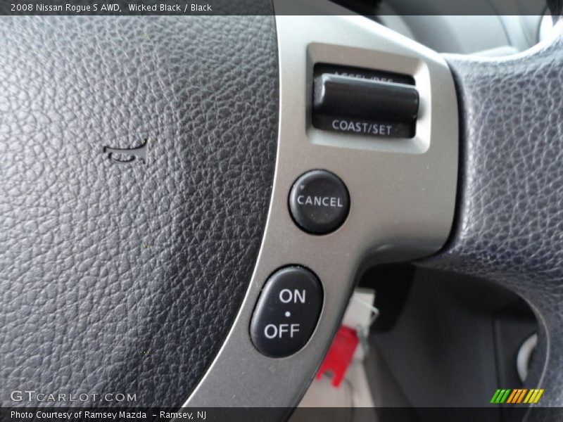 Wicked Black / Black 2008 Nissan Rogue S AWD