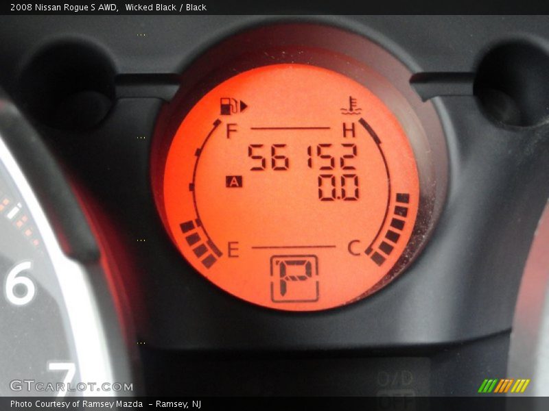 Wicked Black / Black 2008 Nissan Rogue S AWD