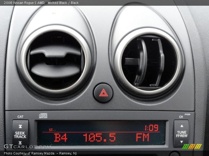 Wicked Black / Black 2008 Nissan Rogue S AWD