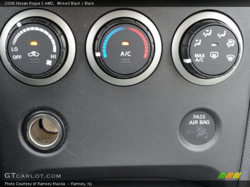 Wicked Black / Black 2008 Nissan Rogue S AWD