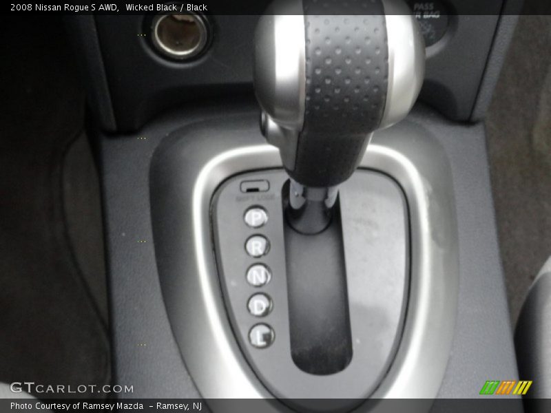 Wicked Black / Black 2008 Nissan Rogue S AWD