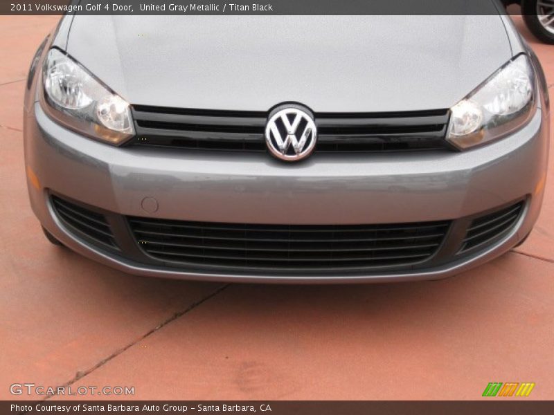 United Gray Metallic / Titan Black 2011 Volkswagen Golf 4 Door