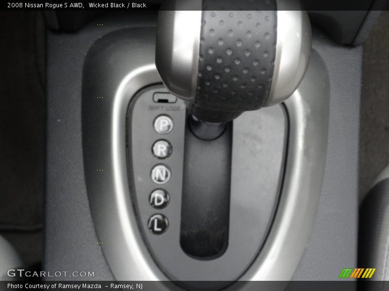 Wicked Black / Black 2008 Nissan Rogue S AWD