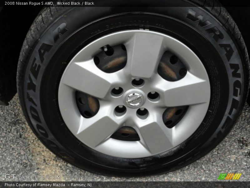 Wicked Black / Black 2008 Nissan Rogue S AWD