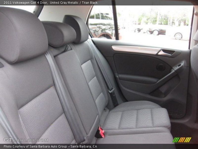 United Gray Metallic / Titan Black 2011 Volkswagen Golf 4 Door