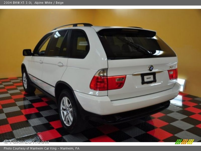 Alpine White / Beige 2004 BMW X5 3.0i