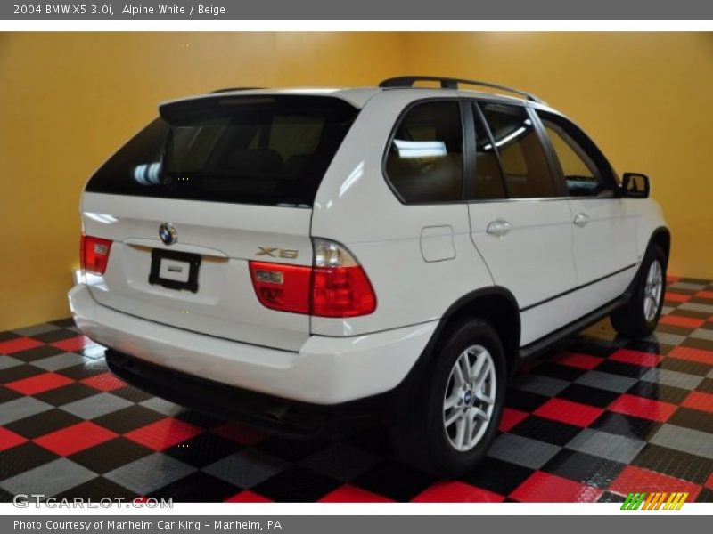 Alpine White / Beige 2004 BMW X5 3.0i
