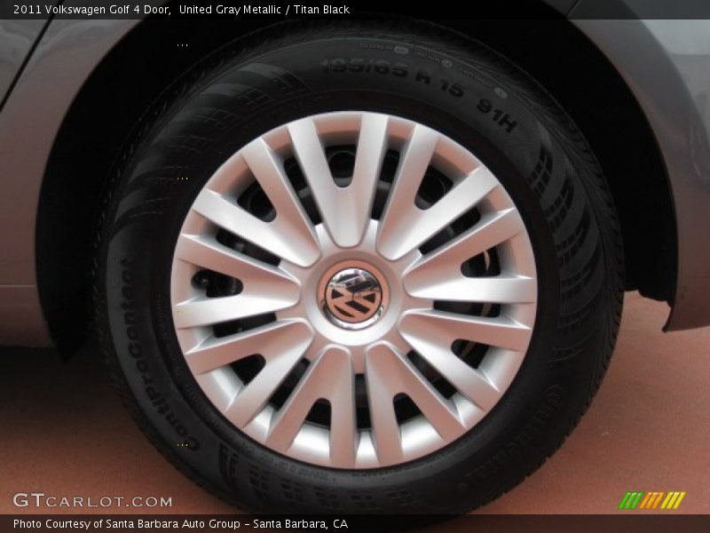United Gray Metallic / Titan Black 2011 Volkswagen Golf 4 Door