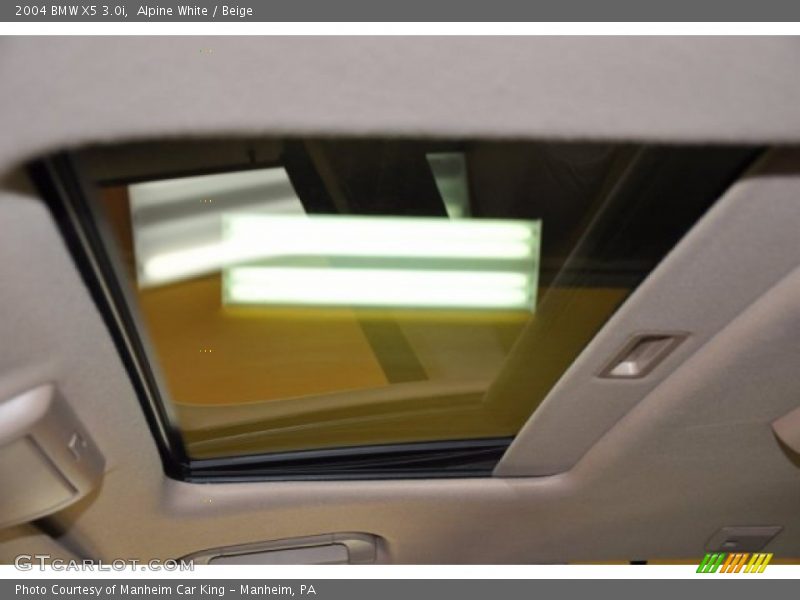 Alpine White / Beige 2004 BMW X5 3.0i