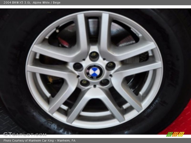 Alpine White / Beige 2004 BMW X5 3.0i