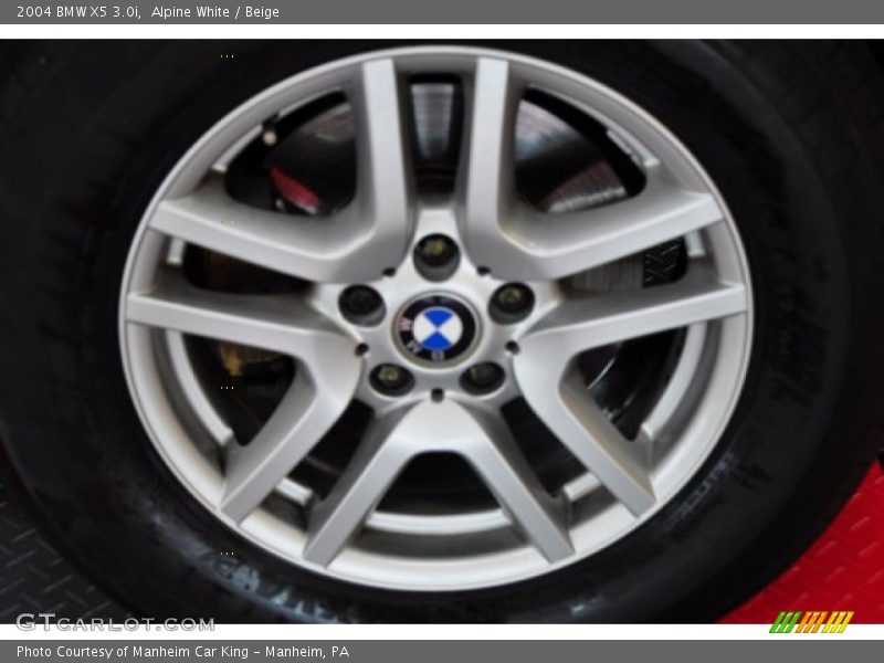 Alpine White / Beige 2004 BMW X5 3.0i