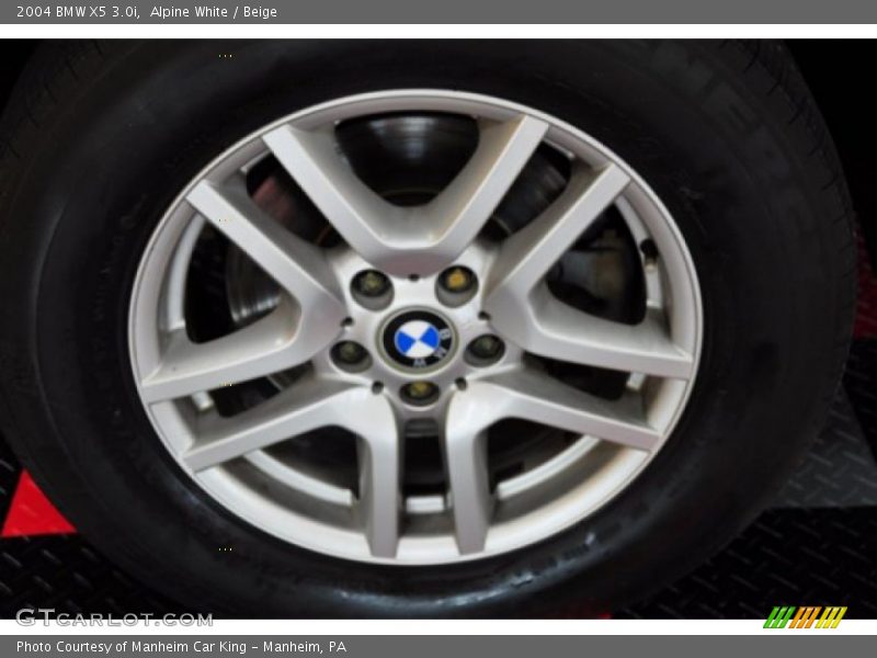 Alpine White / Beige 2004 BMW X5 3.0i