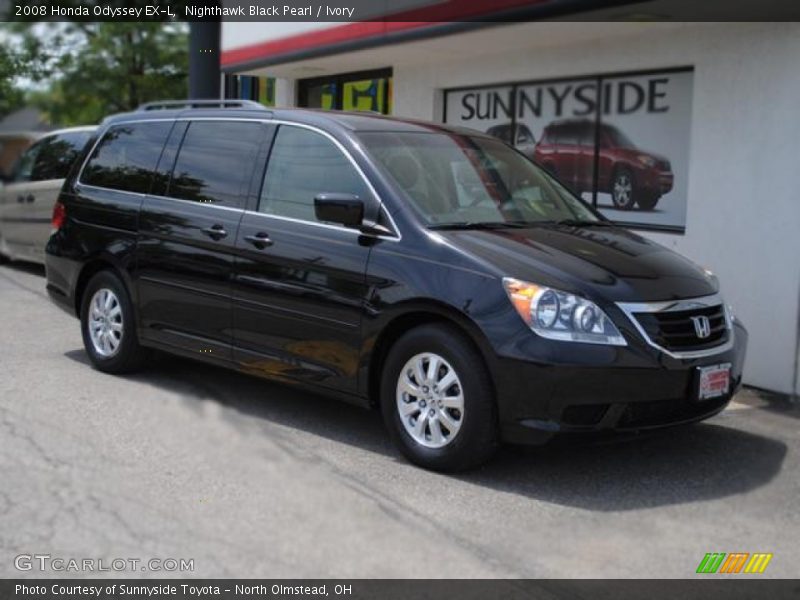 Nighthawk Black Pearl / Ivory 2008 Honda Odyssey EX-L