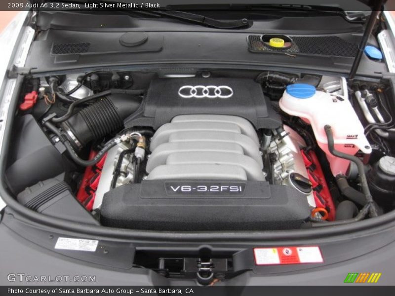  2008 A6 3.2 Sedan Engine - 3.2 Liter FSI DOHC 24-Valve VVT V6