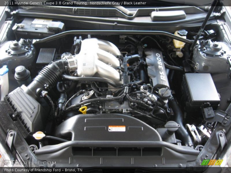  2011 Genesis Coupe 3.8 Grand Touring Engine - 3.8 Liter DOHC 24-Valve CVVT V6
