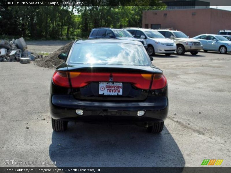 Black / Gray 2001 Saturn S Series SC2 Coupe