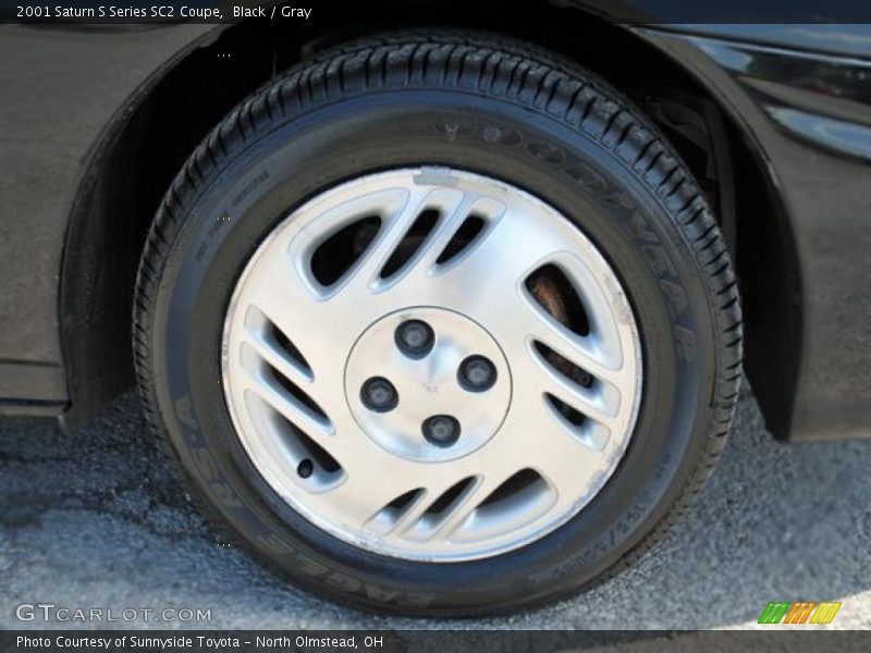 Black / Gray 2001 Saturn S Series SC2 Coupe
