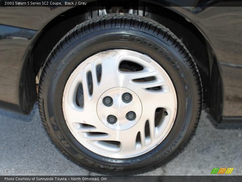 Black / Gray 2001 Saturn S Series SC2 Coupe