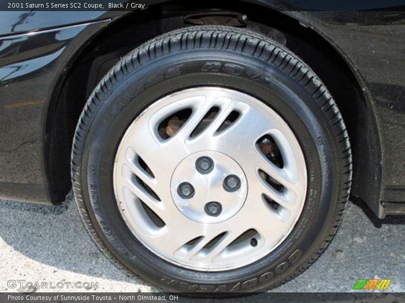 Black / Gray 2001 Saturn S Series SC2 Coupe