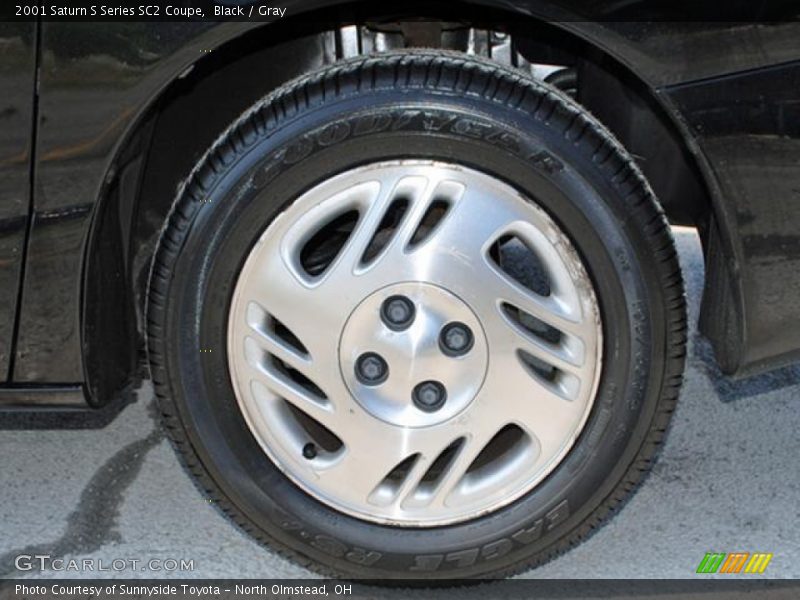 Black / Gray 2001 Saturn S Series SC2 Coupe