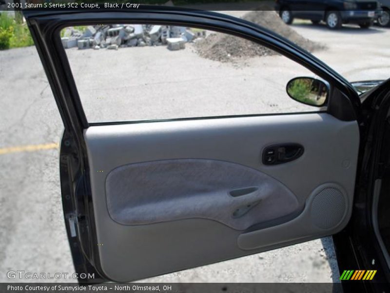 Black / Gray 2001 Saturn S Series SC2 Coupe