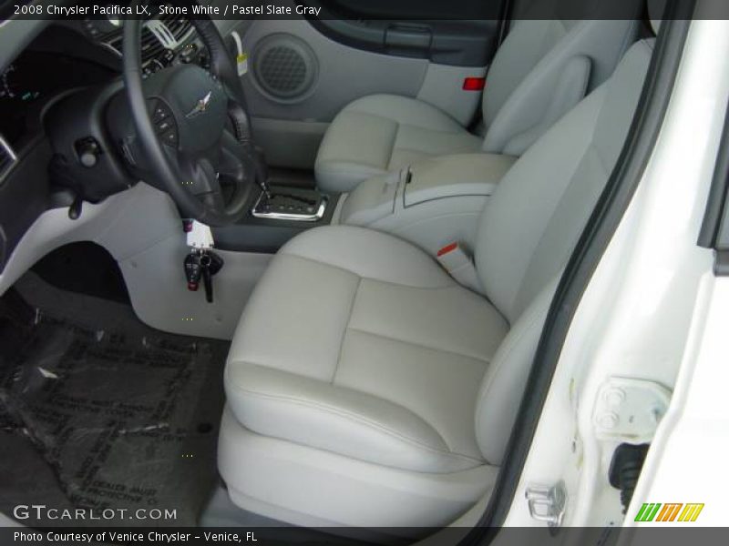 Stone White / Pastel Slate Gray 2008 Chrysler Pacifica LX