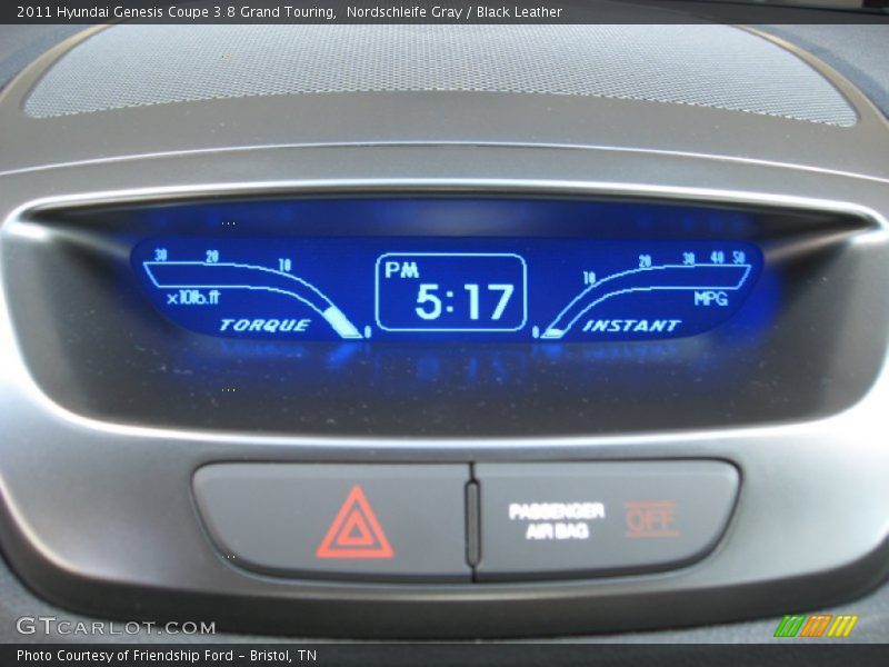 Controls of 2011 Genesis Coupe 3.8 Grand Touring