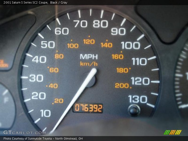 Black / Gray 2001 Saturn S Series SC2 Coupe