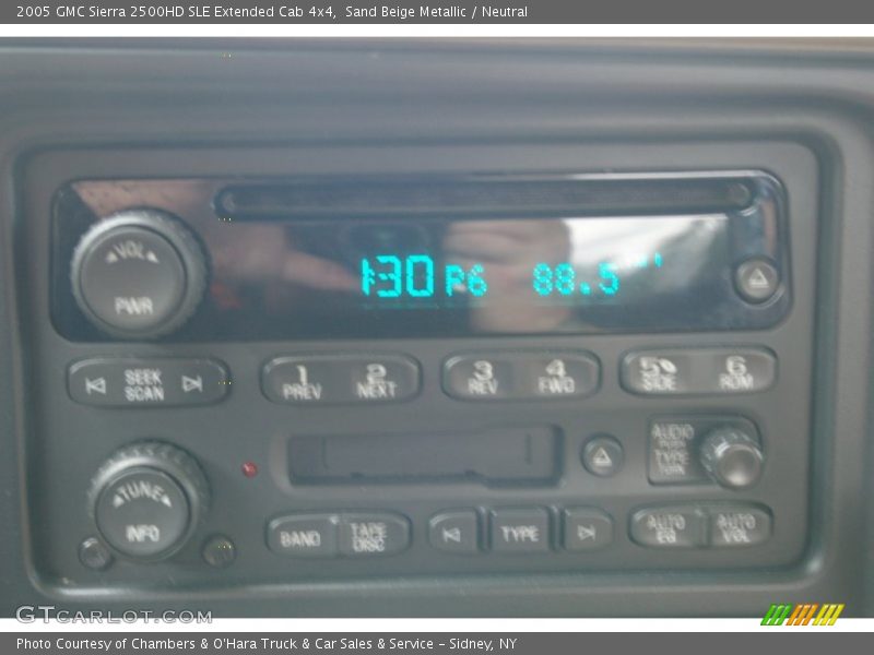 Sand Beige Metallic / Neutral 2005 GMC Sierra 2500HD SLE Extended Cab 4x4