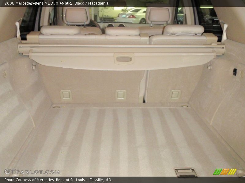 Black / Macadamia 2008 Mercedes-Benz ML 350 4Matic