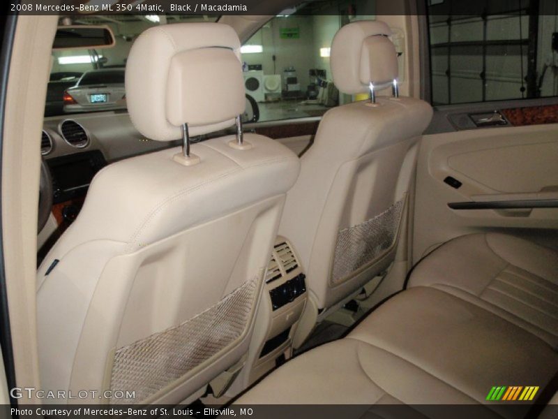 Black / Macadamia 2008 Mercedes-Benz ML 350 4Matic