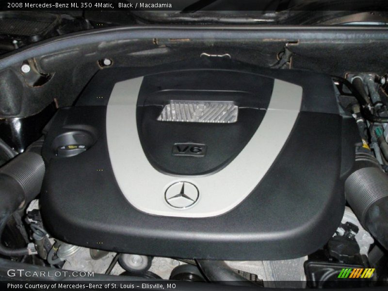 Black / Macadamia 2008 Mercedes-Benz ML 350 4Matic
