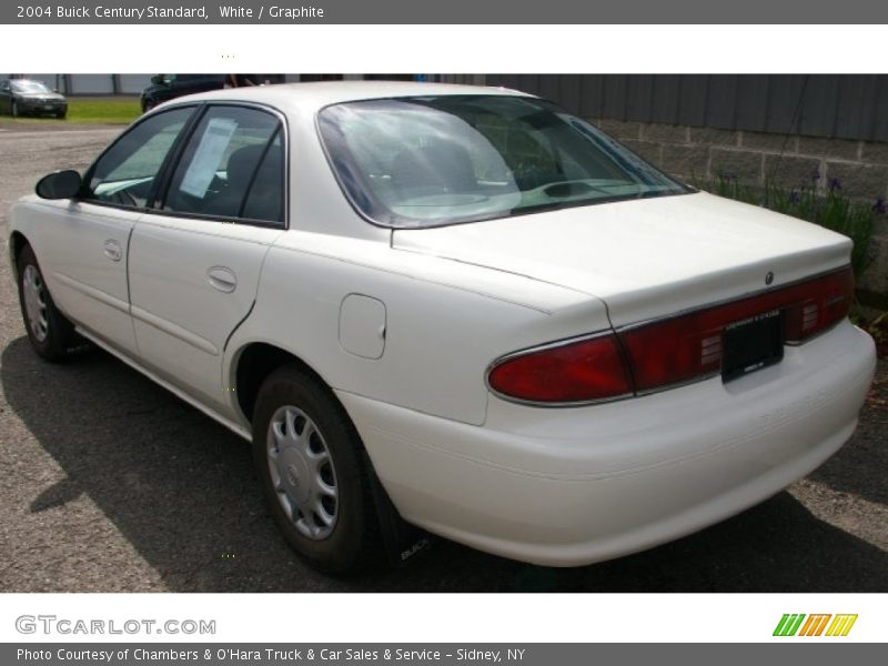 White / Graphite 2004 Buick Century Standard
