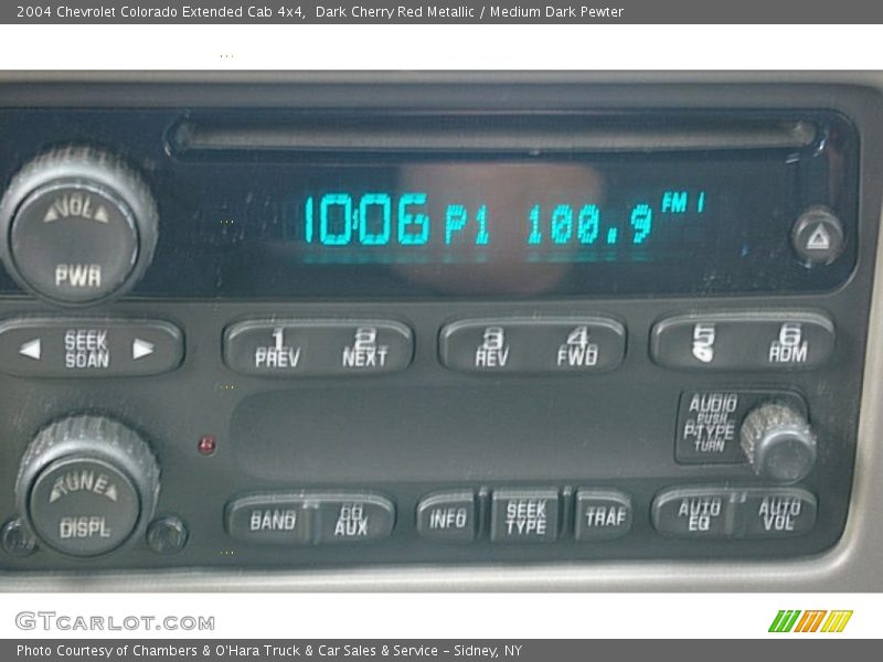 Dark Cherry Red Metallic / Medium Dark Pewter 2004 Chevrolet Colorado Extended Cab 4x4