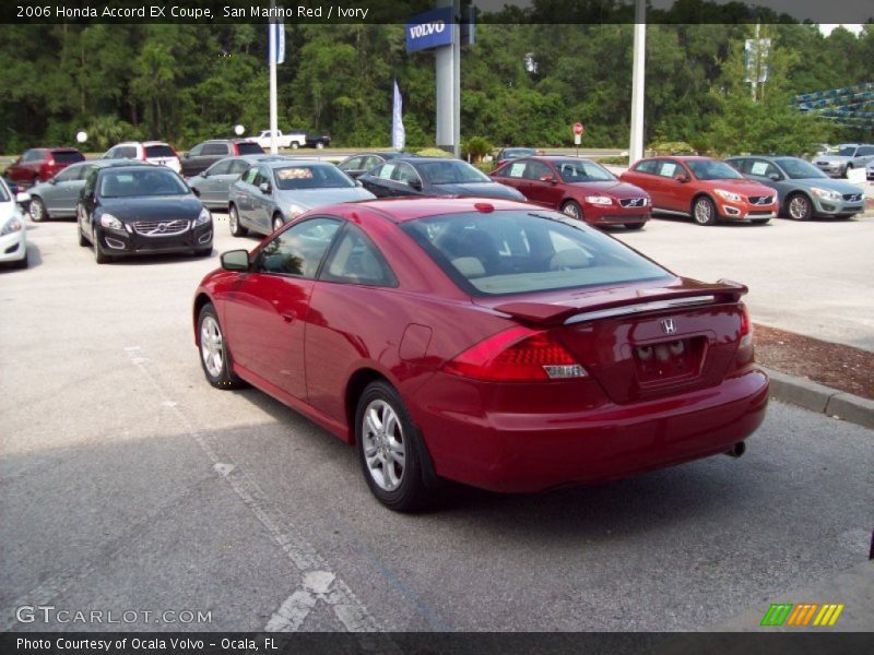 San Marino Red / Ivory 2006 Honda Accord EX Coupe