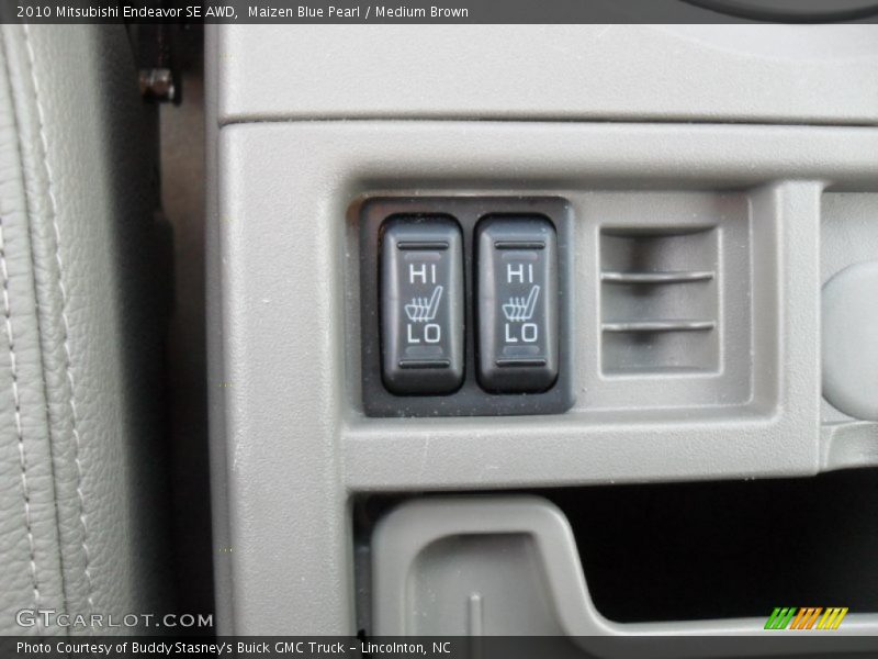 Maizen Blue Pearl / Medium Brown 2010 Mitsubishi Endeavor SE AWD