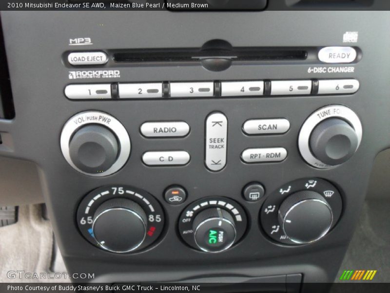 Controls of 2010 Endeavor SE AWD