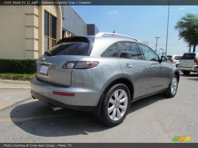 Diamond Graphite Gray / Graphite 2005 Infiniti FX 35 AWD