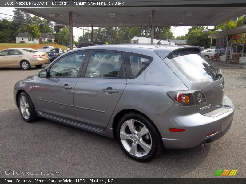 Titanium Gray Metallic / Black 2005 Mazda MAZDA3 s Hatchback