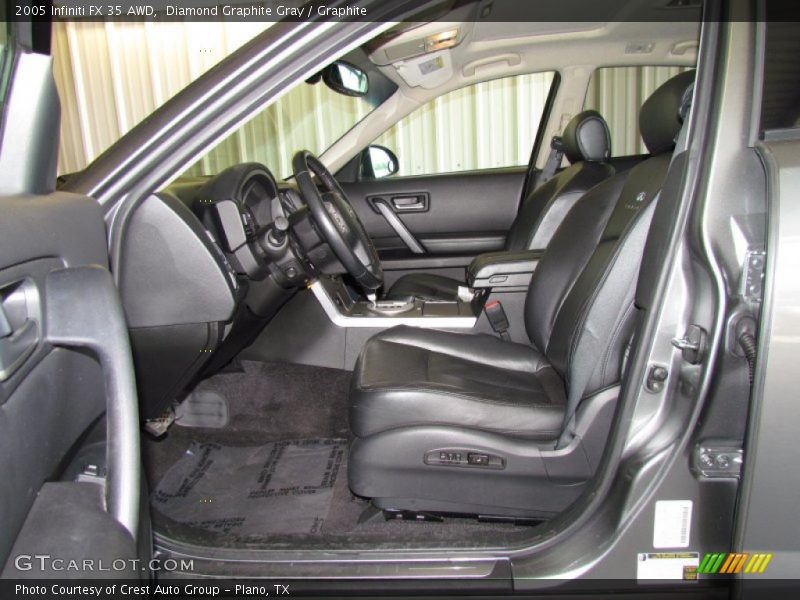 Diamond Graphite Gray / Graphite 2005 Infiniti FX 35 AWD