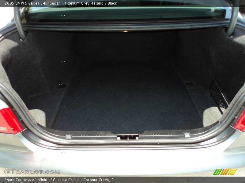 Titanium Grey Metallic / Black 2005 BMW 5 Series 545i Sedan