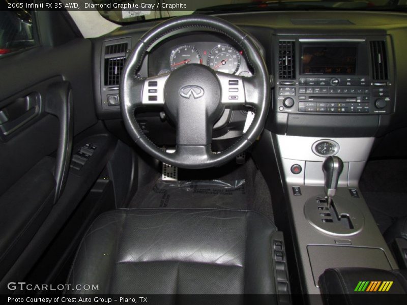 Diamond Graphite Gray / Graphite 2005 Infiniti FX 35 AWD
