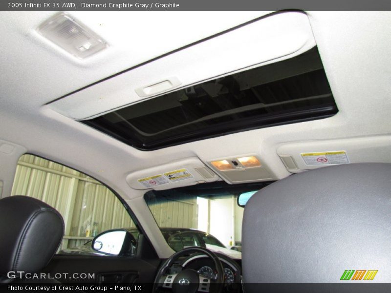 Diamond Graphite Gray / Graphite 2005 Infiniti FX 35 AWD