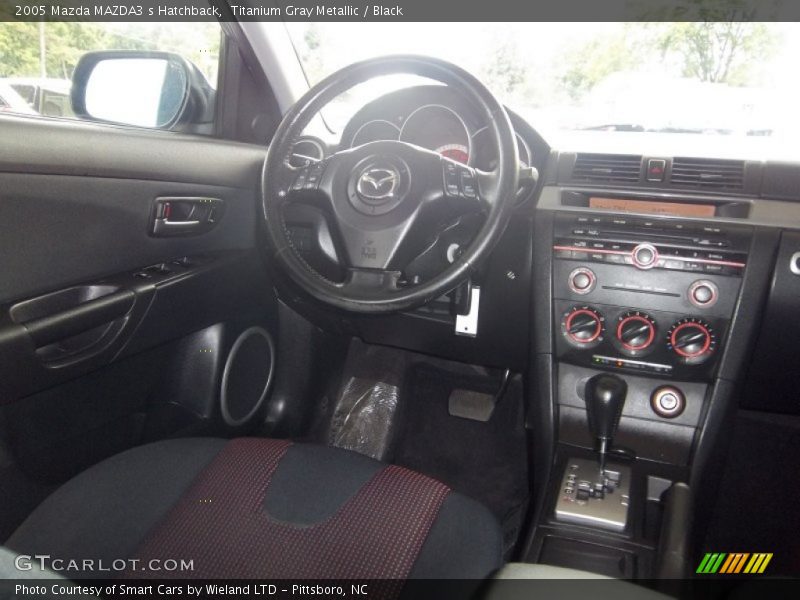 Titanium Gray Metallic / Black 2005 Mazda MAZDA3 s Hatchback