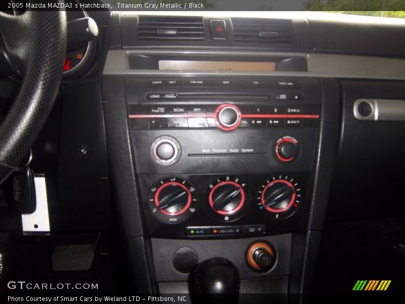 Titanium Gray Metallic / Black 2005 Mazda MAZDA3 s Hatchback