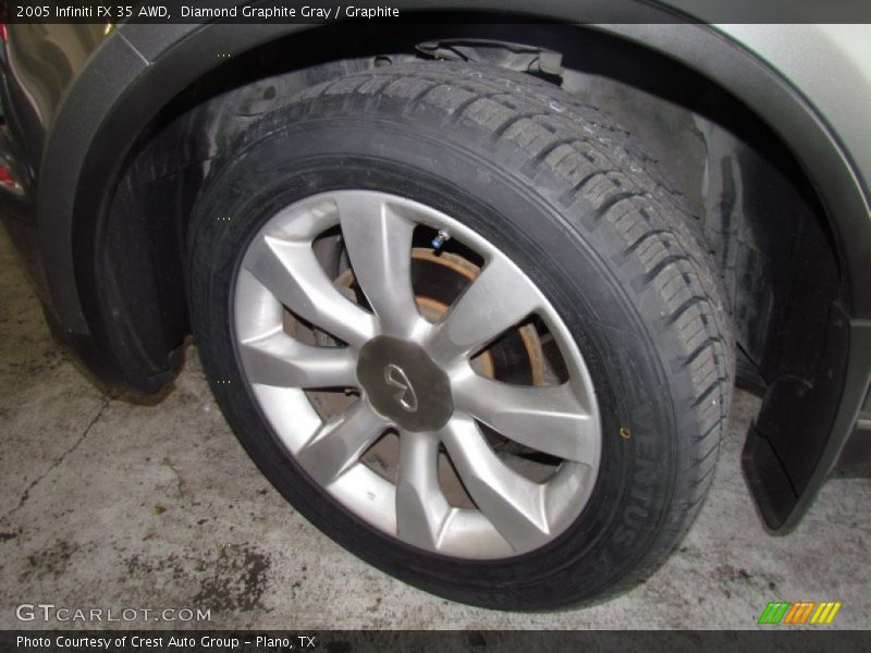 Diamond Graphite Gray / Graphite 2005 Infiniti FX 35 AWD