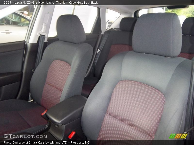 Titanium Gray Metallic / Black 2005 Mazda MAZDA3 s Hatchback